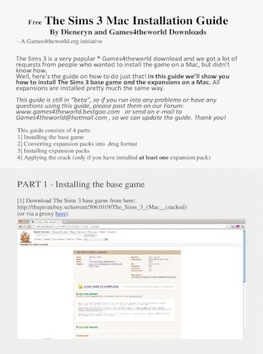 the sims 3 guide