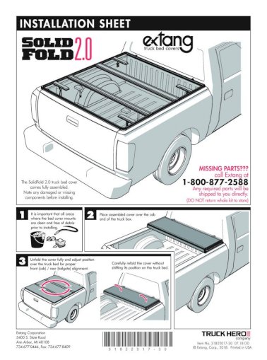 The Solidfold 2 0 Truck Bed Cover Comes, What Are The Parts Of A Truck Bed Called